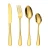 Import Classic 24 Piece Gold Stainless Steel Cutlery Set Flatware Set For Gift Weeding Party Hotel Restaurant from China