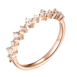Classic 925 Sterling Silver Fine Ring AAA Zircon Ring Jewelry Wedding for Women