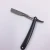 Import Classic Black Plastic Professional Barber Straight Edge Razor 5 Count Shark Single Edge Blades Razor from China