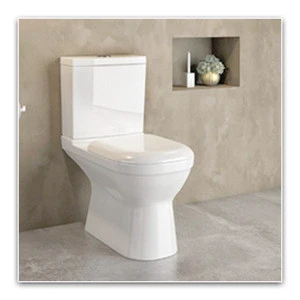 Classic close coupled two piece WC 480 x 380 x 635 mm Italian style bathroom sanitary ware