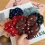 Import Classic simple chiffon wave dot large intestine hair ring net red tie rope temperament fabric hair rope hair accessories female from China