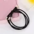 Import Classic Style Black Color Rope Elastic Hair Ties Thick Hairbands Girl&#039;s Hair Bands from China