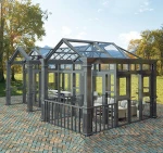 Classical style ! aluminum glass sunroom , glass house