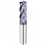 CNC Tools Manufacturer Solid Carbide 4 Flutes Standard Square End Mill Size