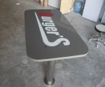 Coffee shop Chinese dining table modern cafeteria tables and chairs