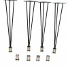Coffee table used hairpin legs protector 3 rod hairpin leg 8-28inch from  china