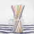 Import Colored wavy paper straw wedding party decoration disposable paper straw from China