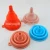 Import colorful food grade silicone funnel for bottle in from China