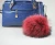 Import Colorful Fur Ball Keychain Real Fluffy Raccoon fur pompons Beanies Pompom from China