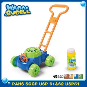 colorful lawn mover bubble machine bubble toy