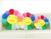 Colorful sunflower pillow cushion cute plush cushion car MATS emoticon flower cushion household plush toys