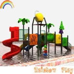 Commercial Aqua Park Curved slide and Tube slide Combination Kids Water Slide Playground