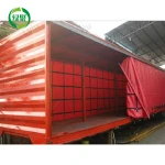 Commercial Custom 4 Foot Retractable Vinyl Canvas Truck Tarps Cover Heavy Duty Trailer Cargo Truck Tarps For Sale