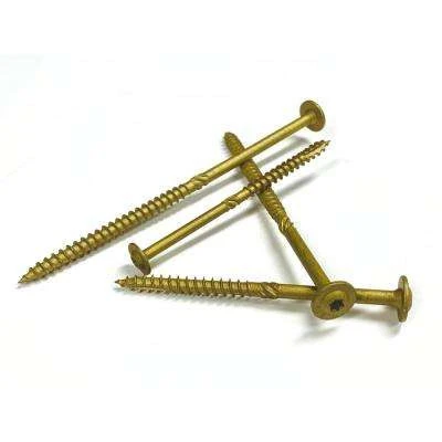 Construction Lag Screw Exterior Coated Torx/Star Drive Heavy Duty Structural Lag Screw Far Superior to Common Lag Screws