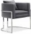 Import Contemporary Blue Velvet Fabric Upholstery Chrome Stainless Steel Accent Chair for Living Room from China