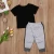 Import Conyson wholesale two Pieces Summer Kids Toddler Baby Boys Clothes Set Children Little Boys Letter T-shirt Tops Pants Outfit set from China