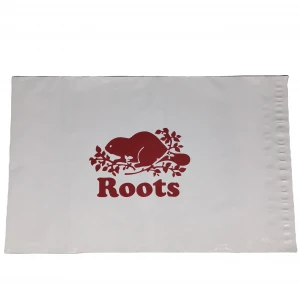 cornstarch made biodegradable plastic shipping courier  mailing bag with handle