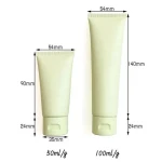 Cosmetic Hand Cream packaging tube Custom cleanser Skin care tube Lotion Plastic hose Custom size