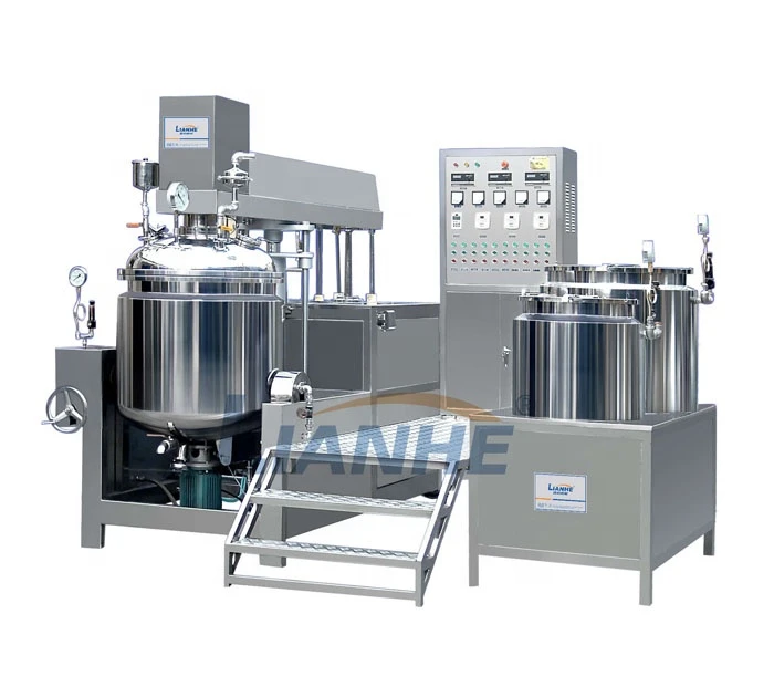 Cosmetics Manufacturing Plant Whitening Cream Emulsifier Moisturizer Lotion Vacuum Mixing Machine For Cosmetic Industries