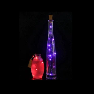 Creative Holiday Led Bottle Light String/Led Bottle Stopper Light Lights