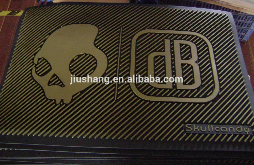 Crossbones cool logo PVC floor mat