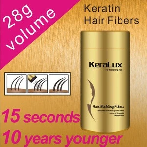 crown efficient best selling product hair styling artificial Keralux keratin building hair fibers