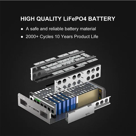 Buy Ctechi All In One 5kwh Solar Inverter Power Wall 48v 51.2v Lithium ...