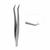 Curve Angled Tip Inner Corner Stainless Steel Eye Lash Extensions Tweezer