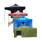 Custom Big Outdoor branded 50mm Commercial Trade Show Folding Big Tent popup gazebo 20 x 10 3x6 10x20 10 X 20 Canopy Tent