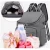 Import Custom Daily Mummy Diaper Nappy Bag Multifunctional Wholesale Tote USB Charging Diaper Backpack from China
