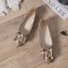 custom designer casual dance wedding party flat work shoes for women