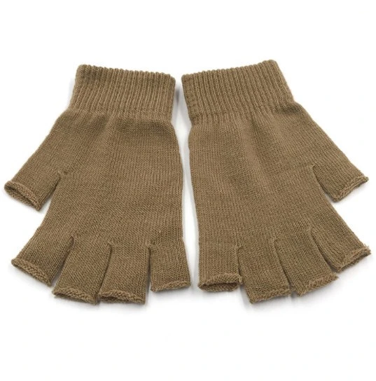 Custom  Fingerless Winter Acrylic Gloves for Daily Life Usage