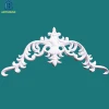 Custom High quality Cheap price Wall Appliques and Onlays Polyurethane Interior Decor Veneer Accessories PU flower Ornaments