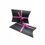 Custom Logo Printing Paper Pillow Wig Box,Weave Hair Extension Packaging Box