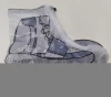 Custom LOGO reusable PVC fashional waterproof rain shoe covers