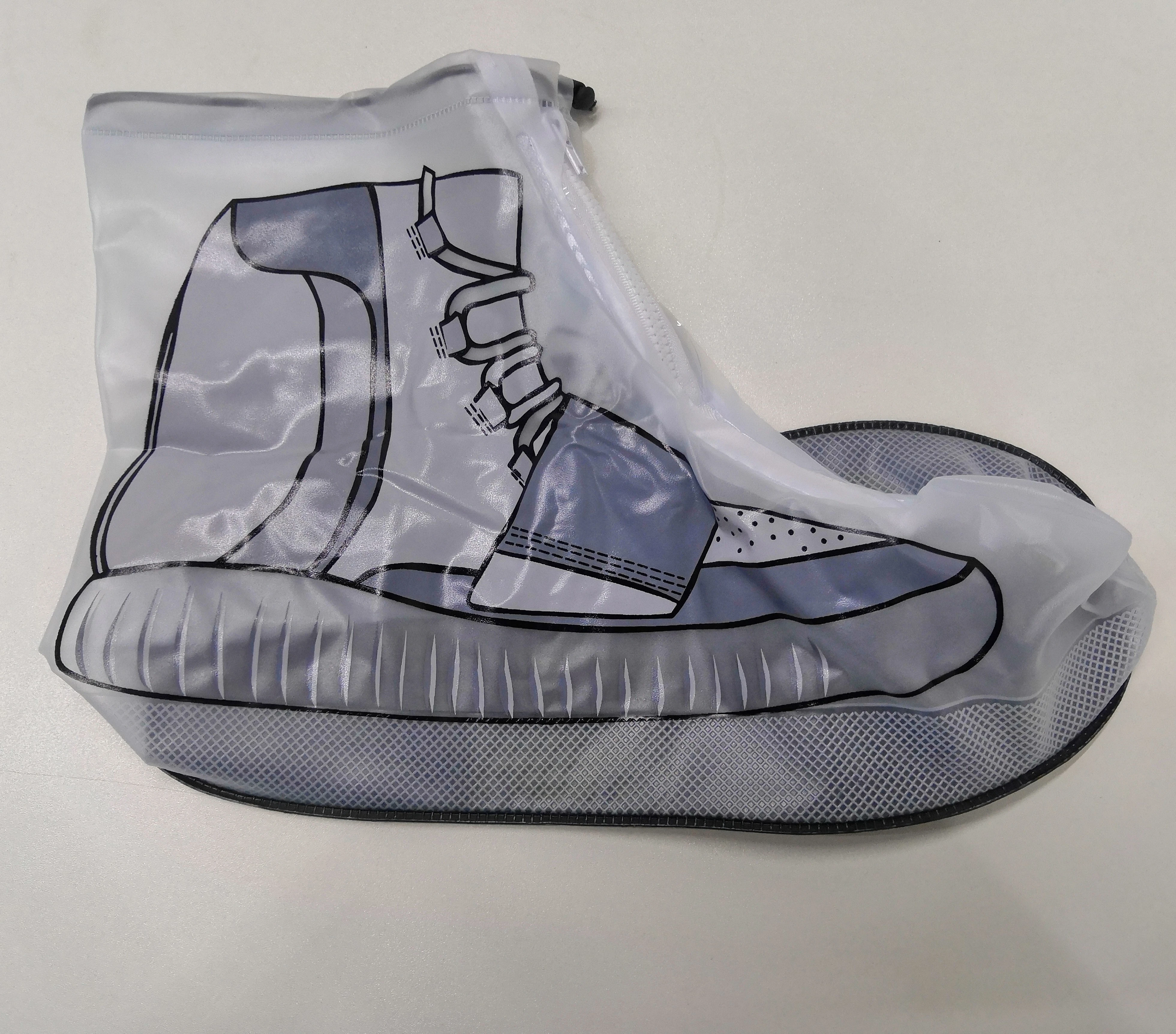 Custom LOGO reusable PVC fashional waterproof rain shoe covers