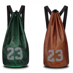 Custom New Design Drawstring Bag Football Back Pack Basketball Gym Sports Bag