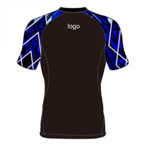 custom polynesian patterns Sports team uniform Compression Shirt short sleeves rash guard