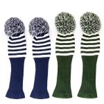 Custom Pom Pom Pompom Knit Golf Club Headcover Head Covers