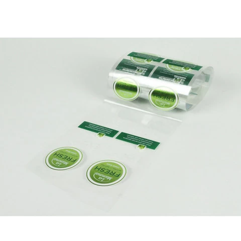 Custom Printed Labels Adhesive Vinyn Stickers PVC PE PP Transparent Sticker Printing