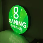 Custom Size Led 3D acrylic advertising light boxes outdoors for shops