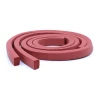 Custom size silicone foam strip extruded round/square flat silicone sponge foam rubber seal strip