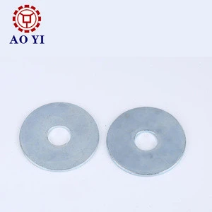 Custom Stainless Steel Plain Flat Washer with Zinc Plated