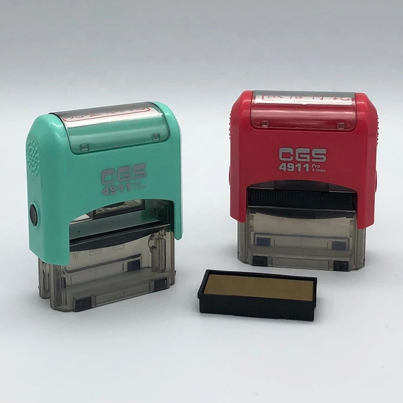 Custom Stamp Self Inking Rubber Stamp-2 Lines address stamp(CGS4911-38*14mm)
