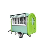Custom street food cart burger for sale