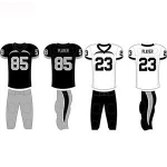 custom sublimated new model american football jersey with sample free