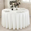 Custom Table Cover Party Wedding Table Cloth for Hotel Home White Table Decoration