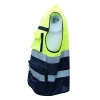 Custom V-neck Railway Road Construction Clean Sleeveless Reflective Uniform Workers Safety Clothing Workwear Singlet