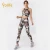 Import custom women high waisted tight workout active wear clothing yoga set pants leggings fitness gym athletic apparel manufacturers from China