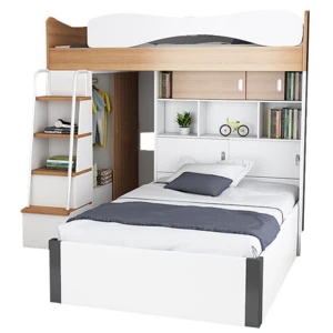 Customize triple bunk beds double decker bed with slide